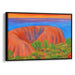 Impressionism Uluru Print - Canvas Art Print by Kanvah