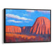 Impressionism Uluru Print - Canvas Art Print by Kanvah