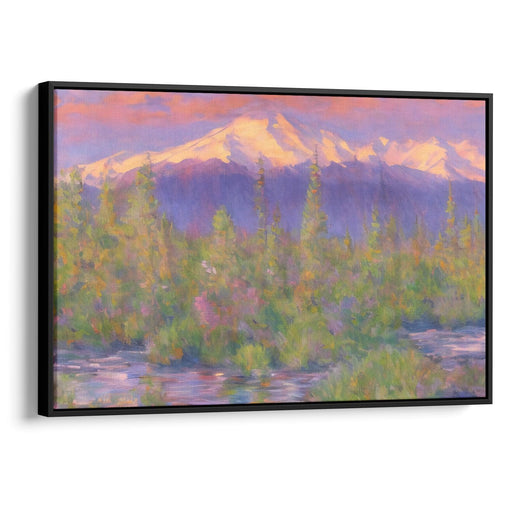 Impressionism Denali Print - Canvas Art Print by Kanvah