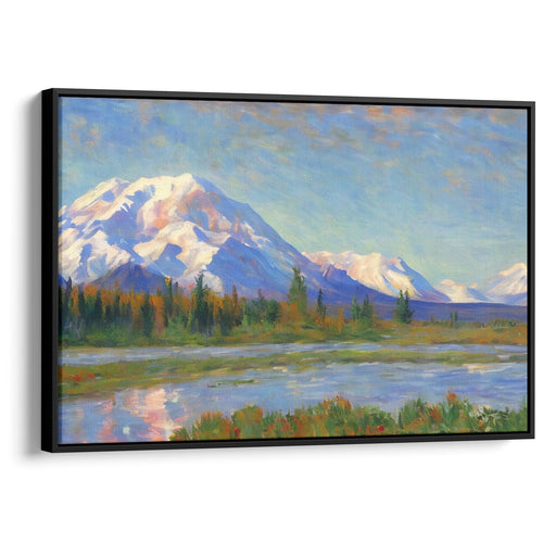 Impressionism Denali Print - Canvas Art Print by Kanvah