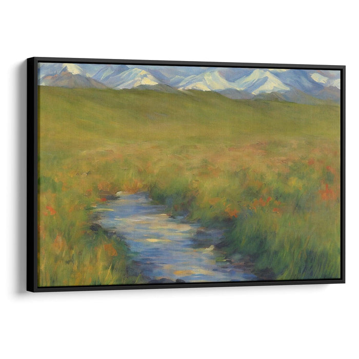 Impressionism Denali Print - Canvas Art Print by Kanvah