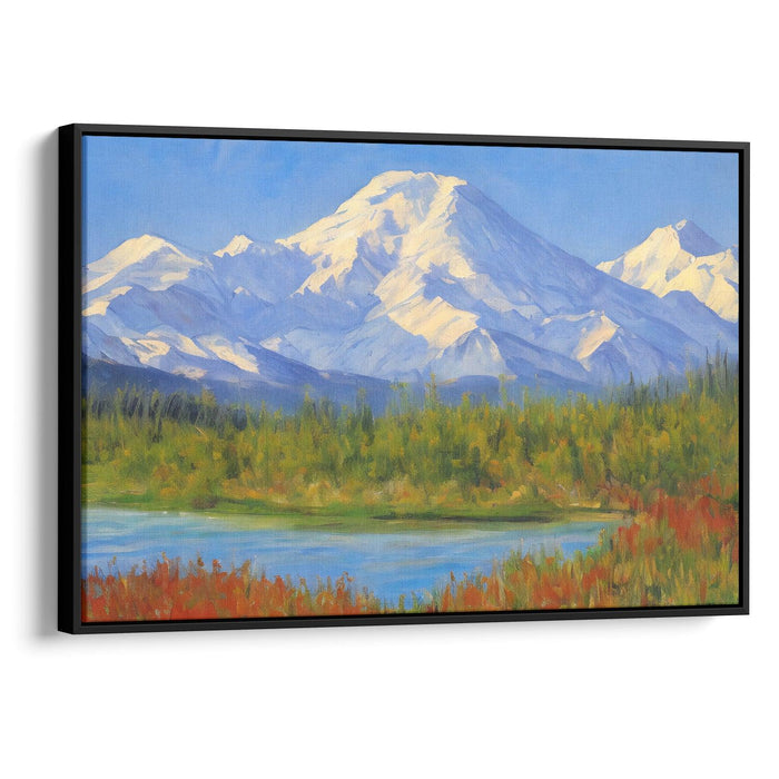 Impressionism Denali Print - Canvas Art Print by Kanvah