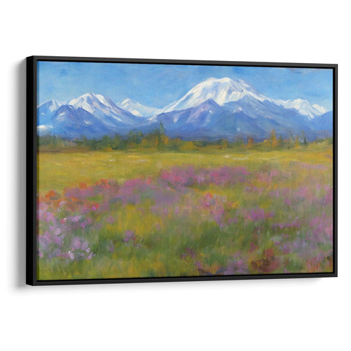 Impressionism Denali Print - Canvas Art Print by Kanvah