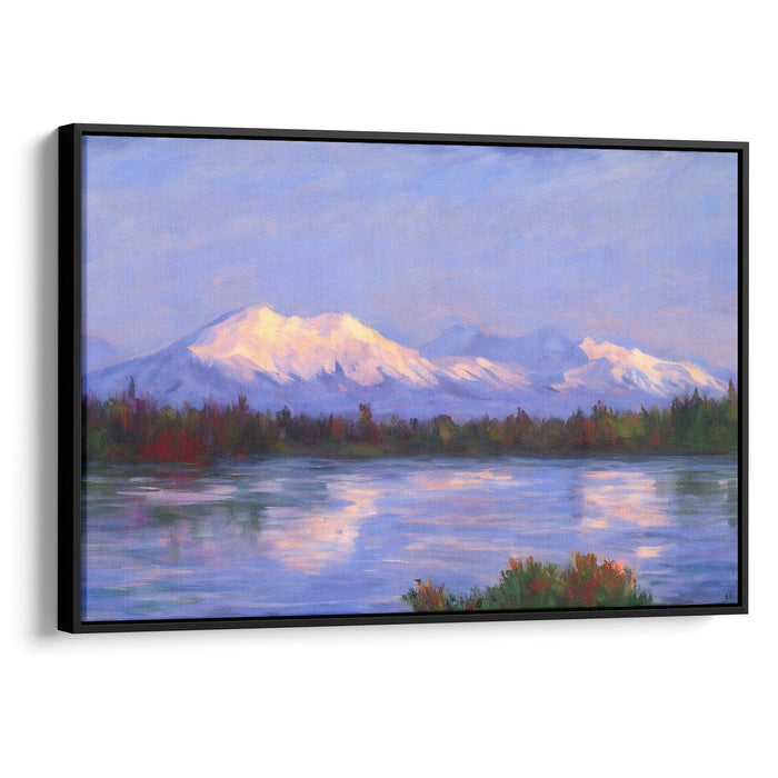 Impressionism Denali Print - Canvas Art Print by Kanvah