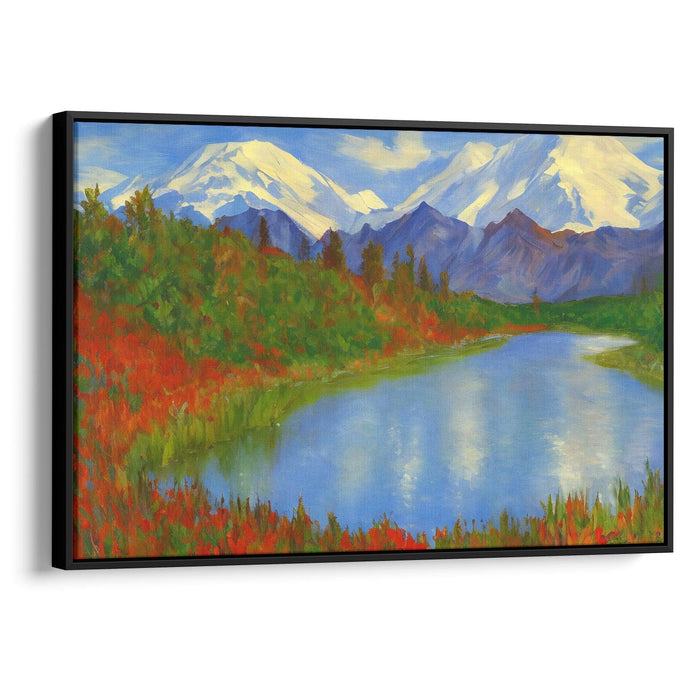 Impressionism Denali Print - Canvas Art Print by Kanvah