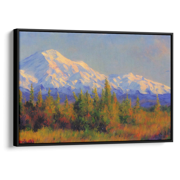 Impressionism Denali Print - Canvas Art Print by Kanvah