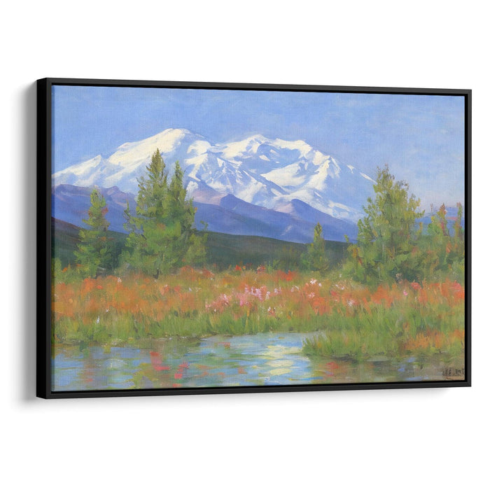 Impressionism Denali Print - Canvas Art Print by Kanvah