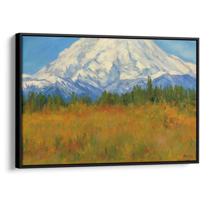 Impressionism Denali Print - Canvas Art Print by Kanvah