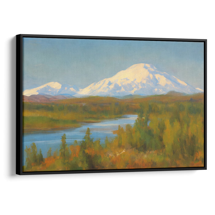 Impressionism Denali Print - Canvas Art Print by Kanvah