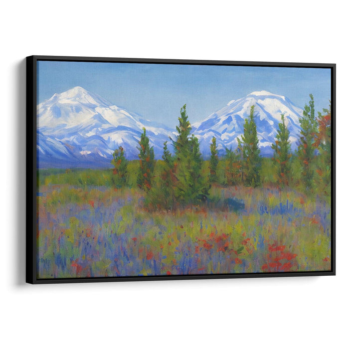 Impressionism Denali Print - Canvas Art Print by Kanvah