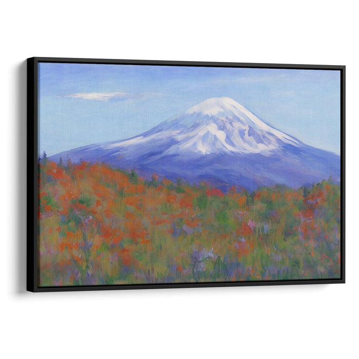 Impressionism Mount St. Helens Print - Canvas Art Print by Kanvah