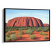 Watercolor Uluru Print - Canvas Art Print by Kanvah