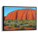 Watercolor Uluru Print - Canvas Art Print by Kanvah