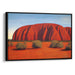 Watercolor Uluru Print - Canvas Art Print by Kanvah