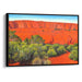 Watercolor Uluru Print - Canvas Art Print by Kanvah