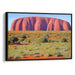 Watercolor Uluru Print - Canvas Art Print by Kanvah