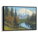 Realism Denali Print - Canvas Art Print by Kanvah