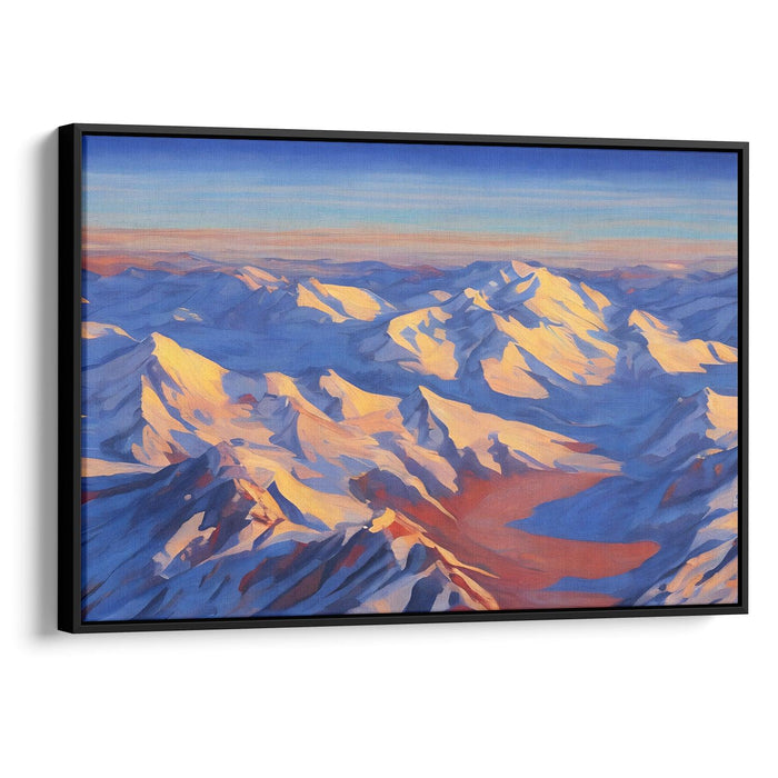 Realism Denali Print - Canvas Art Print by Kanvah