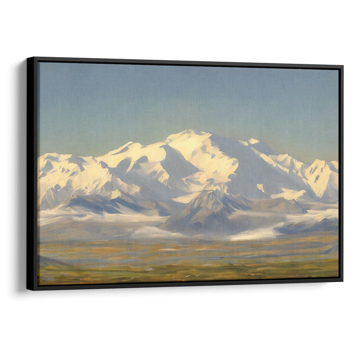 Realism Denali Print - Canvas Art Print by Kanvah