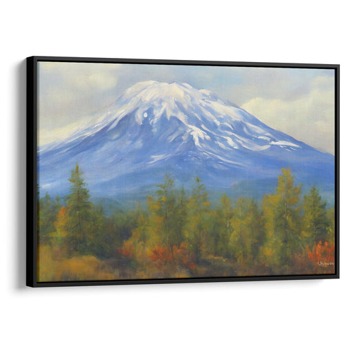 Realism Mount St. Helens Print - Canvas Art Print by Kanvah