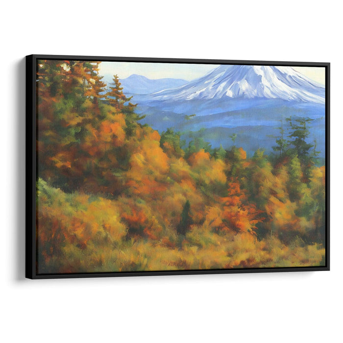 Realism Mount St. Helens Print - Canvas Art Print by Kanvah