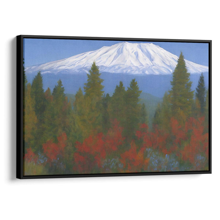 Realism Mount St. Helens Print - Canvas Art Print by Kanvah