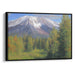 Realism Mount St. Helens Print - Canvas Art Print by Kanvah