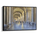 Realism Colonnade of St. Peter's Basilica Print - Canvas Art Print by Kanvah