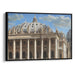 Realism Colonnade of St. Peter's Basilica Print - Canvas Art Print by Kanvah