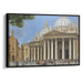 Realism Colonnade of St. Peter's Basilica Print - Canvas Art Print by Kanvah