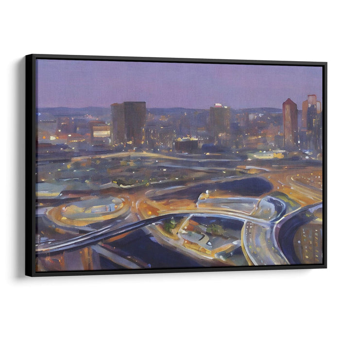 Realism St. Louis Arch Print - Canvas Art Print by Kanvah