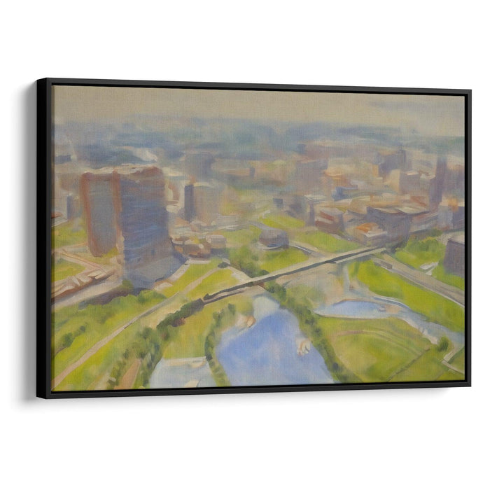 Realism St. Louis Arch Print - Canvas Art Print by Kanvah