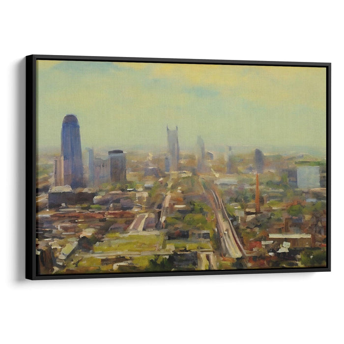 Realism St. Louis Arch Print - Canvas Art Print by Kanvah