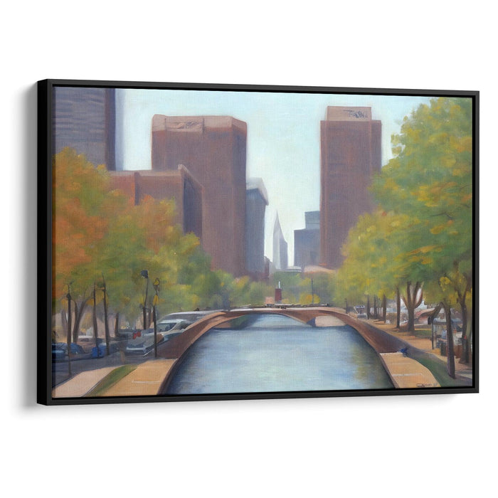 Realism St. Louis Arch Print - Canvas Art Print by Kanvah