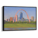 Realism St. Louis Arch Print - Canvas Art Print by Kanvah