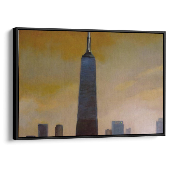 Realism Willis Tower Print - Canvas Art Print by Kanvah