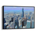 Realism Willis Tower Print - Canvas Art Print by Kanvah