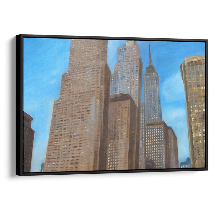 Realism Willis Tower Print - Canvas Art Print by Kanvah