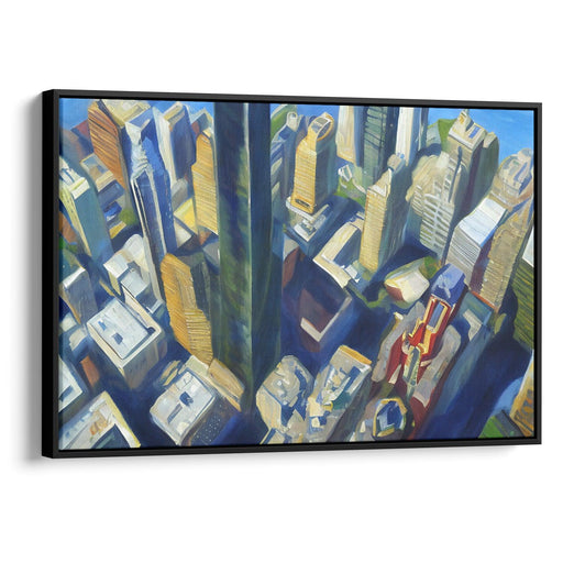 Realism Willis Tower Print - Canvas Art Print by Kanvah