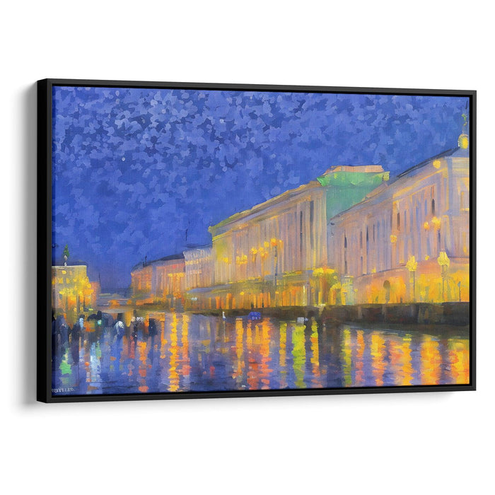 Impressionism St. Petersburg Print - Canvas Art Print by Kanvah