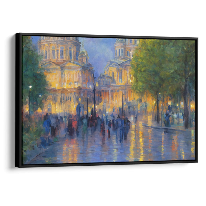 Impressionism St. Petersburg Print - Canvas Art Print by Kanvah