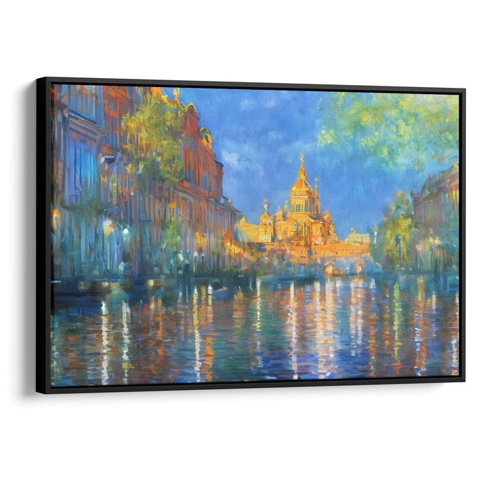 Impressionism St. Petersburg Print - Canvas Art Print by Kanvah