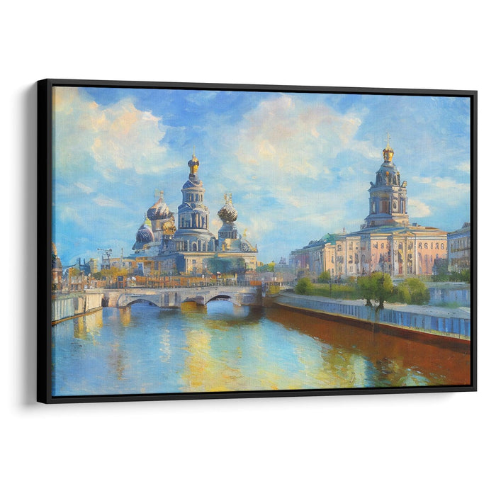 Impressionism St. Petersburg Print - Canvas Art Print by Kanvah