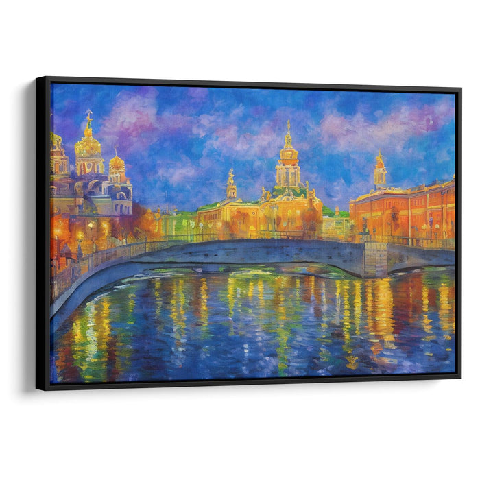 Impressionism St. Petersburg Print - Canvas Art Print by Kanvah