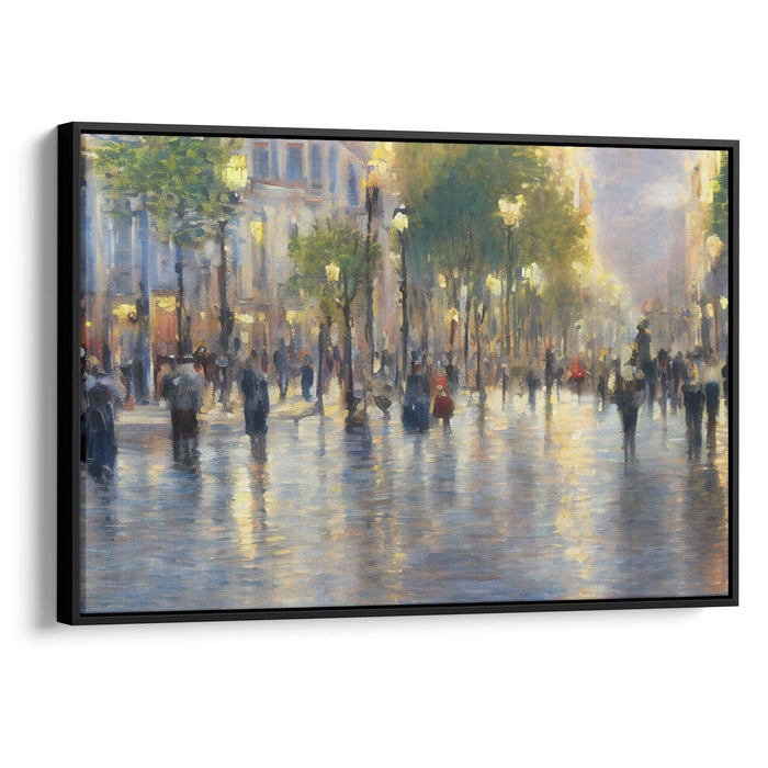 Impressionism St. Petersburg Print - Canvas Art Print by Kanvah