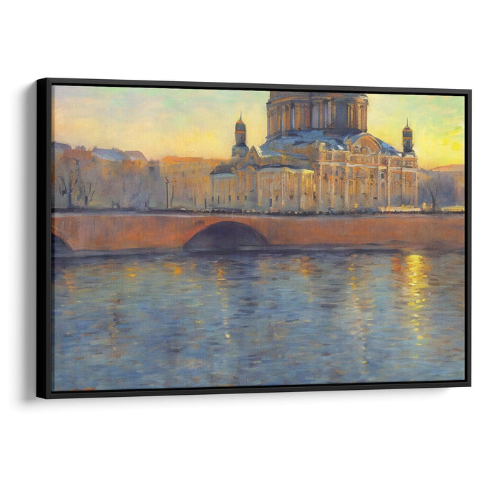 Impressionism St. Petersburg Print - Canvas Art Print by Kanvah