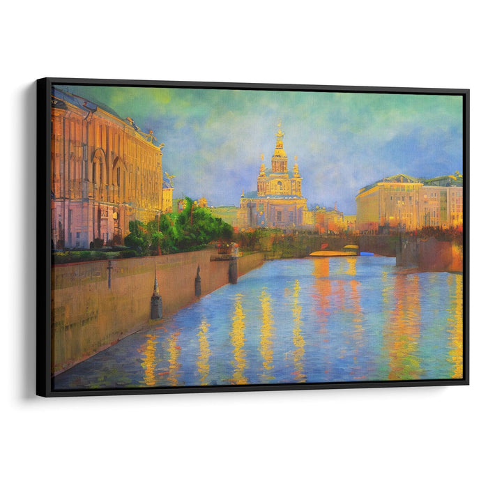 Impressionism St. Petersburg Print - Canvas Art Print by Kanvah