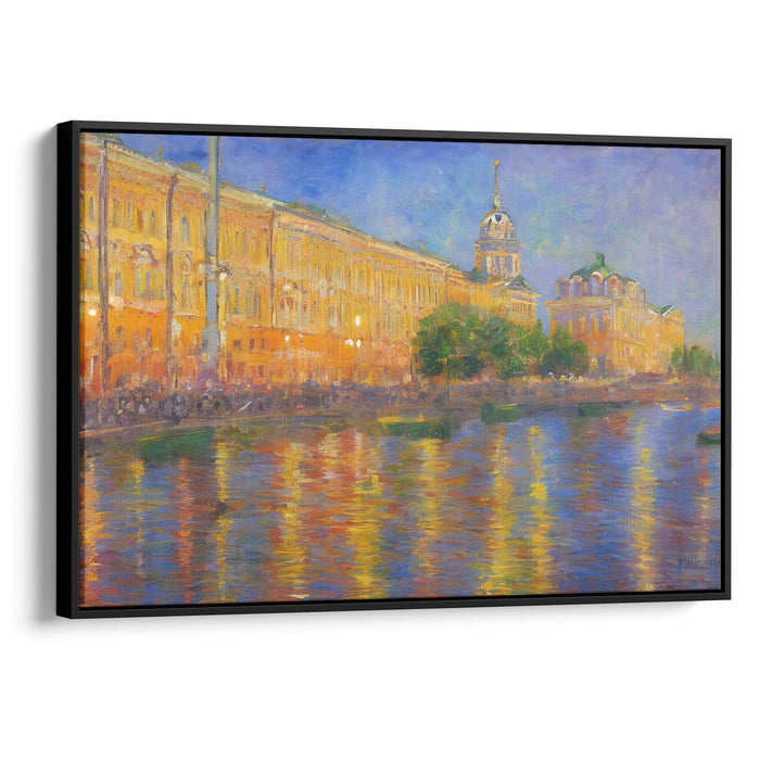 Impressionism St. Petersburg Print - Canvas Art Print by Kanvah