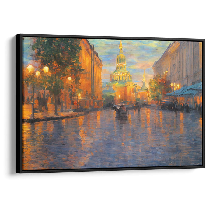 Impressionism St. Petersburg Print - Canvas Art Print by Kanvah