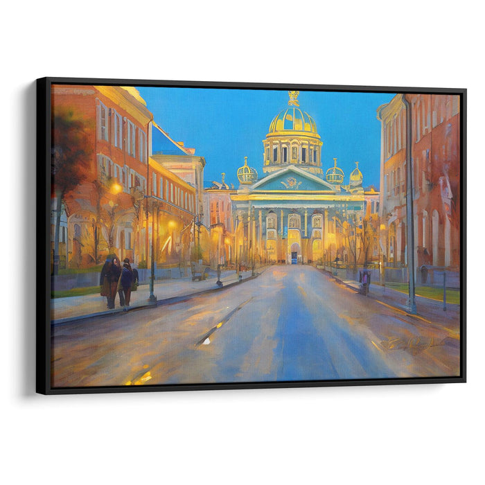 Realism St. Petersburg Print - Canvas Art Print by Kanvah